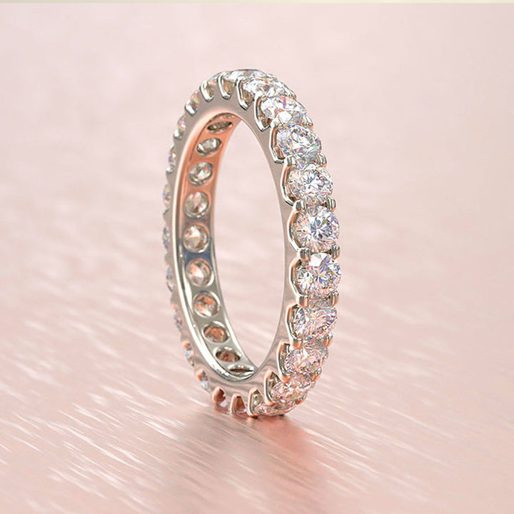 Moissanite Wedding Bands