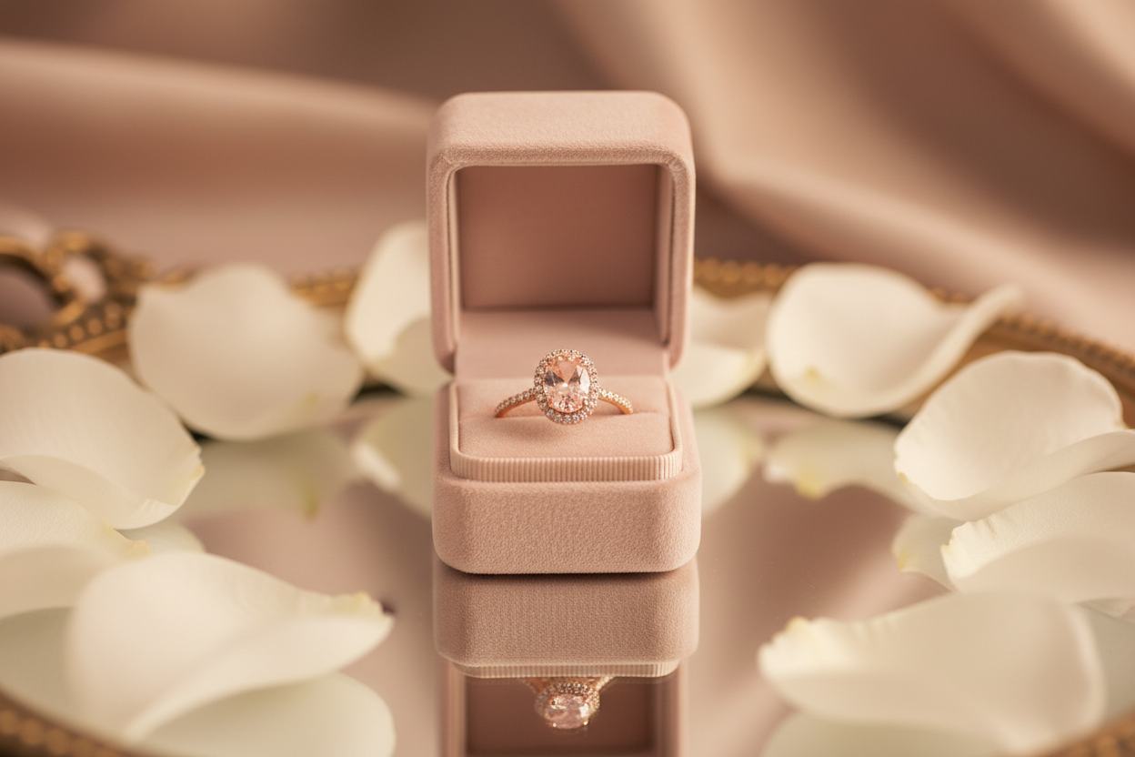 Why the "Clear Diamond" is Officially Boring: The Rise of the Peach Morganite Power Ring
