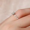 2.0 - 4.0  CT Radiant Cut CVD Diamond Hidden Halo & Pave Engagement Ring