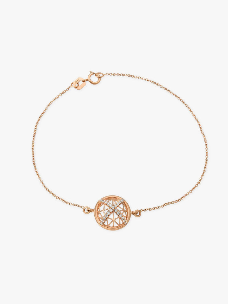 Architectural Circle Bracelet for Women