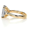 5.50 ct Radiant Three stone Moissanite Engagement Ring