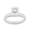 2.05CT Oval Cut Moissanite Hidden Halo Engagement Ring