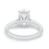 2.05CT Oval Cut Moissanite Hidden Halo Pave Setting Engagement Ring