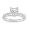 2.50CT Heart Cut Moissanite 4 Prongs Solitaire Engagement Ring