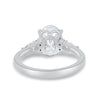 2.05CT Oval Cut Moissanite Three Stone Engagement Ring