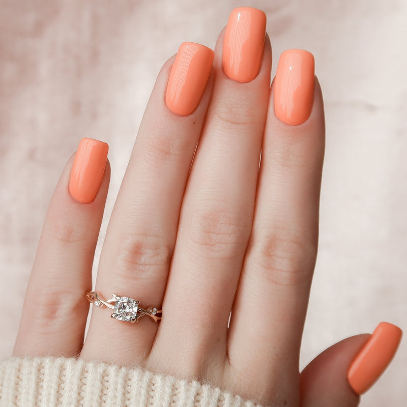 1.50 - 3.50 CT Cushion Cut CVD Diamond twig Engagement Ring