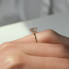 1.50 - 3.50 CT Emerald Cut CVD Diamond Hidden Halo Engagement Ring