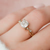 1.50 - 3.50 CT Cushion Cut CVD Diamond twig Engagement Ring