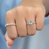 2.0 - 4.0 CT Elongated Cushion Cut CVD Diamond Hidden Halo Engagement Ring