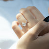 1.0 - 3.0 CT Pear Cut CVD Diamond Hidden Halo & Pave Engagement Ring