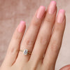 2.0 - 4.0 CT Emerald Cut CVD Diamond Hidden Halo Engagement Ring