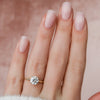 1.50  - 3.50 CT Round Cut CVD Diamond Hidden Halo Engagement Ring