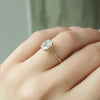 2.0 -4.0 CT Oval Cut CVD Diamond Cluster Engagement Ring