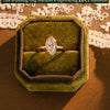 1.0 - 3.0 CT Marquise CVD Diamond Bezel Solitaire Engagement Ring
