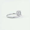 2.0 Ct Cushion Cut Solitaire Moissanite Diamond Engagement Ring
