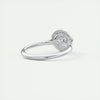 2.2 Ct Round Solitaire Bezel Moissanite Diamond Engagement Ring