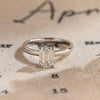 1.0-3.0 CT Emerald CVD Diamond Solitaire Engagement Ring