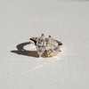1.5 CT Pear & Marquise  G/VS1 CVD Diamond Two Stone Engagement Ring