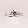 1.15 - 3.15 CT Cushion CVD Diamond Hidden Halo Engagement Ring