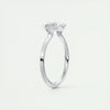 2.0 Ct Marquise East West Solitaire Moissanite Diamond Engagement Ring