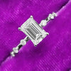 1.50-3.50  CT Emerald CVD Diamond Dainty Engagement Ring