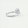 2.0 Ct Oval Floral Solitaire Moissanite Diamond Engagement Ring