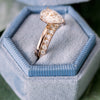 2.0ct Pear Cut Moissanite Solitaire Engagement Ring