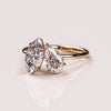 2.50 TCW Marquise & Pear E/VS2 CVD Diamond Two Stone Engagement Ring