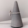 1.93 -2.93 CT Pear CVD Diamond Halo Pave Setting Engagement Ring