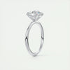 1.75 Ct Round Cut Moissanite Solitaire Diamond Engagement Ring