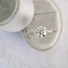 2.75ct Round Brilliant Cut Moissanite Solitaire Engagement Ring