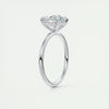 2.55 Ct Round Hidden Halo Moissanite Diamond Engagement Ring