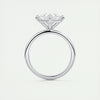 2.0 Ct Princess East West Solitaire Moissanite Diamond  Engagement Ring