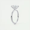 2.4 Ct  Princess Cut Moissanite Solitaire Diamond Engagement Ring
