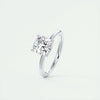 2.0 Ct Cushion Cut Solitaire Moissanite Diamond Engagement Ring