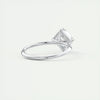 2.0 Ct Asscher Solitaire Moissanite Diamond  Engagement Ring