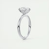 2.0 Ct Cushion Solitaire Moissanite  Diamond  Engagement Ring