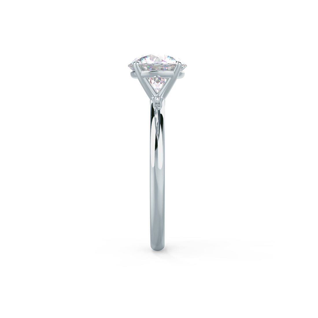 1.75ct Round Brilliant Cut Moissanite Solitaire Engagement Ring