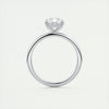 2CT Radiant Cut Moissanite Solitaire Engagement Ring