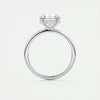 2.55 Ct Round Hidden Halo Moissanite Diamond Engagement Ring