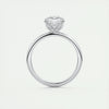 2.0 Ct Cushion Solitaire Moissanite  Diamond  Engagement Ring