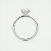2.0 Ct Radiant Solitaire With Hidden Halo Moissanite Diamond Engagement Ring