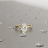 1.50 CT Oval CVD Diamond Solitaire Engagement Ring