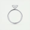 2.15 Ct Round Solitaire Flush Stacking Moissanite Diamond Engagement Ring