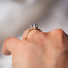 0.90-3.0 CT Marquise  CVD Diamond Hidden Halo Engagement Ring