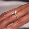 3.0 - 7.0 CT Marquise CVD Diamond Hidden Halo & Pave Engagement Ring