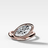 The Ultimate Elongator: Contoured Club Marquise Ring