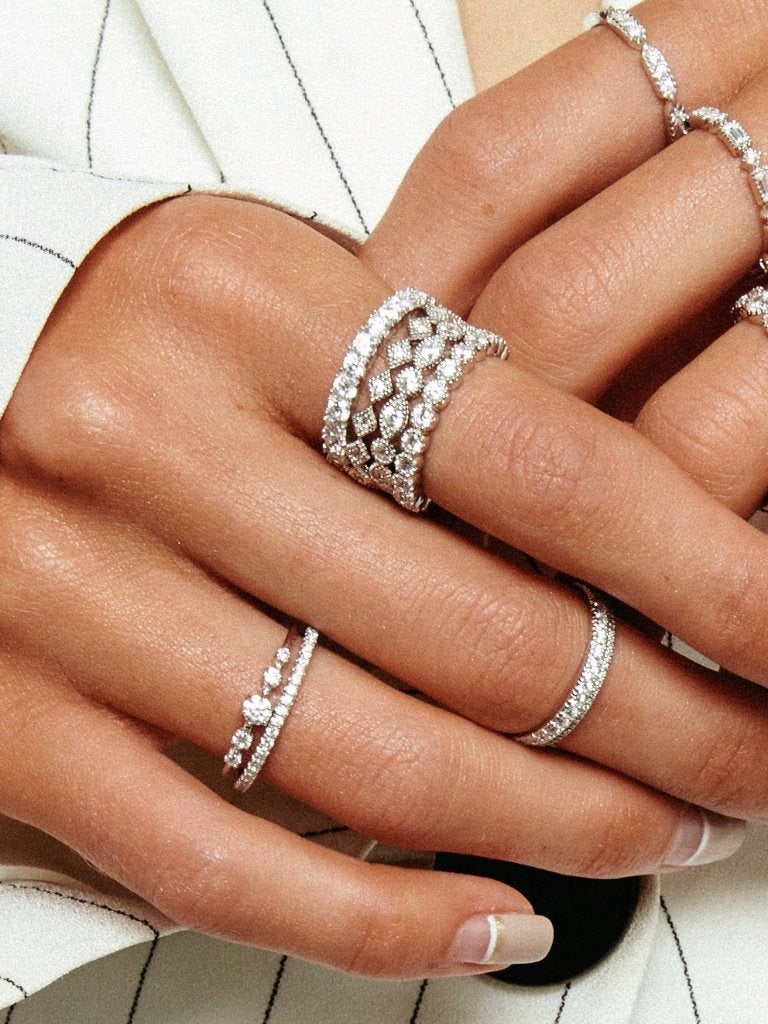 2.00 | 2.50 MM Round Brilliant Cut Bezel Set Vintage Wedding Band