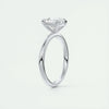 2.0 Ct Cushion Cut Solitaire Moissanite Diamond Engagement Ring