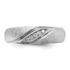 5.5mm Round Cut Lab Grown Channel Set Men's Wedding Band